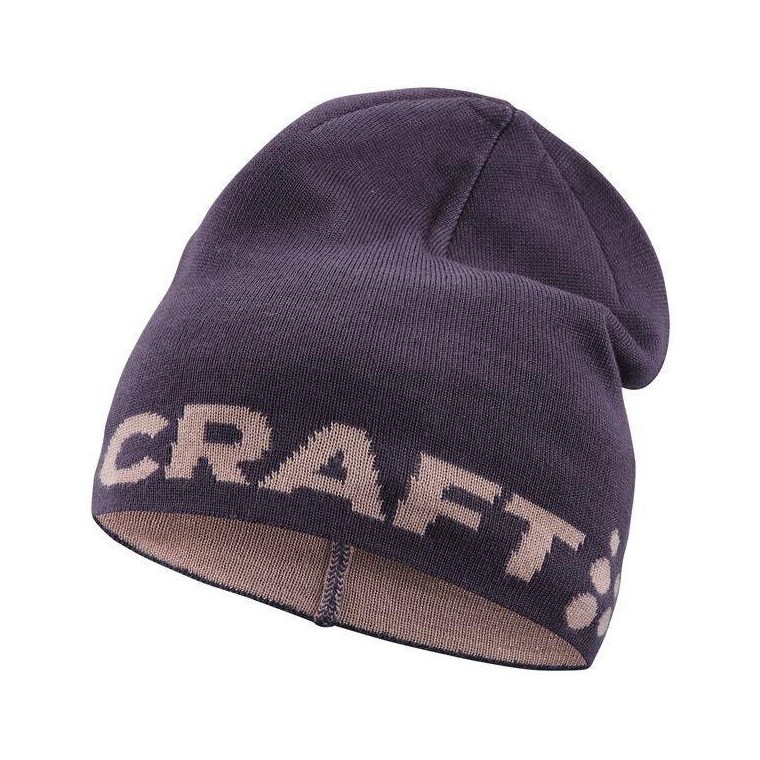 Craft Adv Nordic TrainingMerino Logo Hat Dk Plum