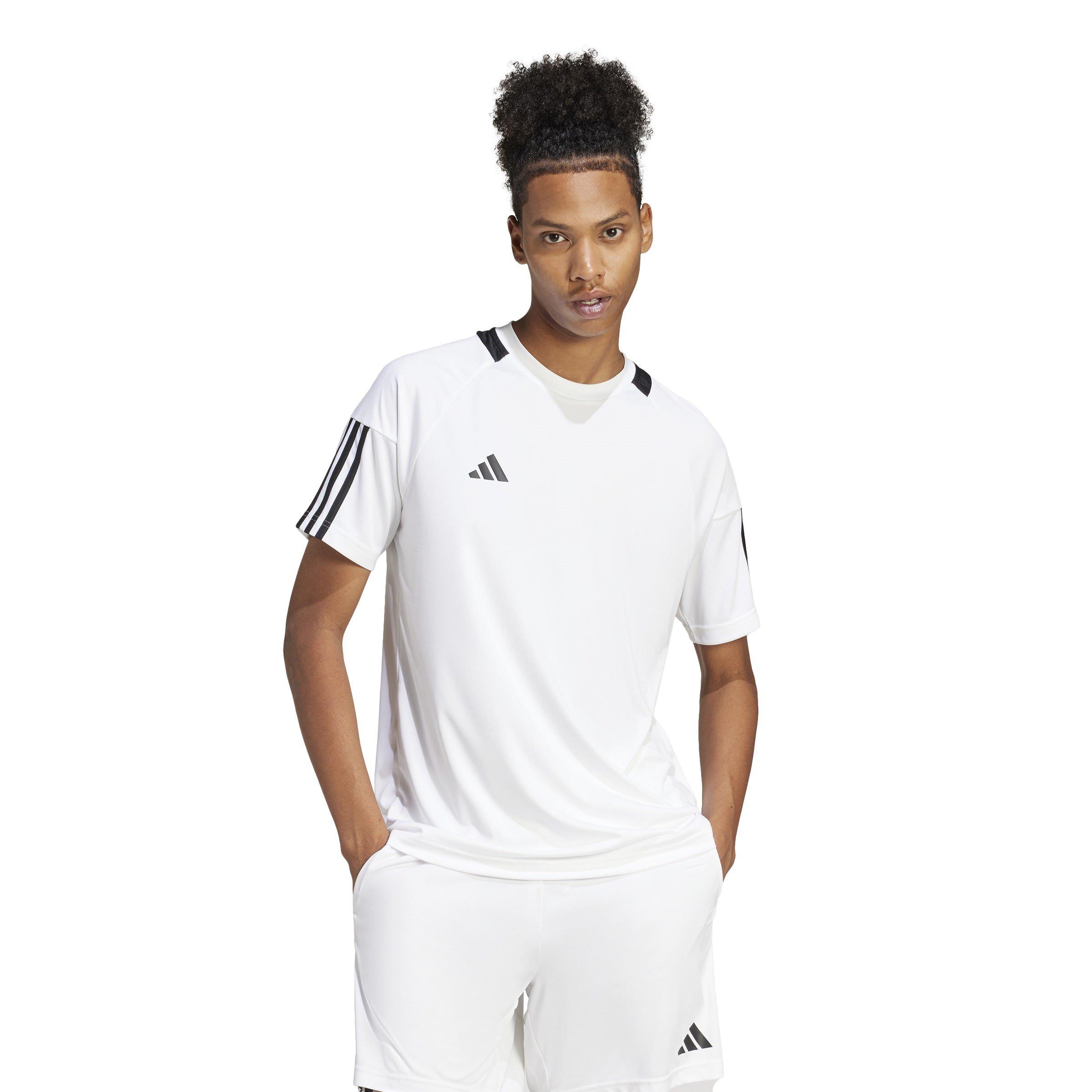 adidas Classic 3 Stripe Sereno T Shirt Mens