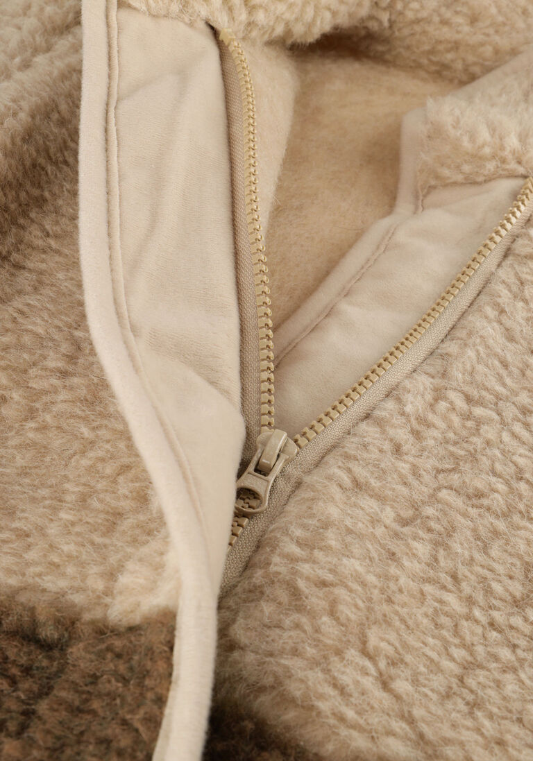 ALWERO beige alwero teddy jas jas two sheeps junior