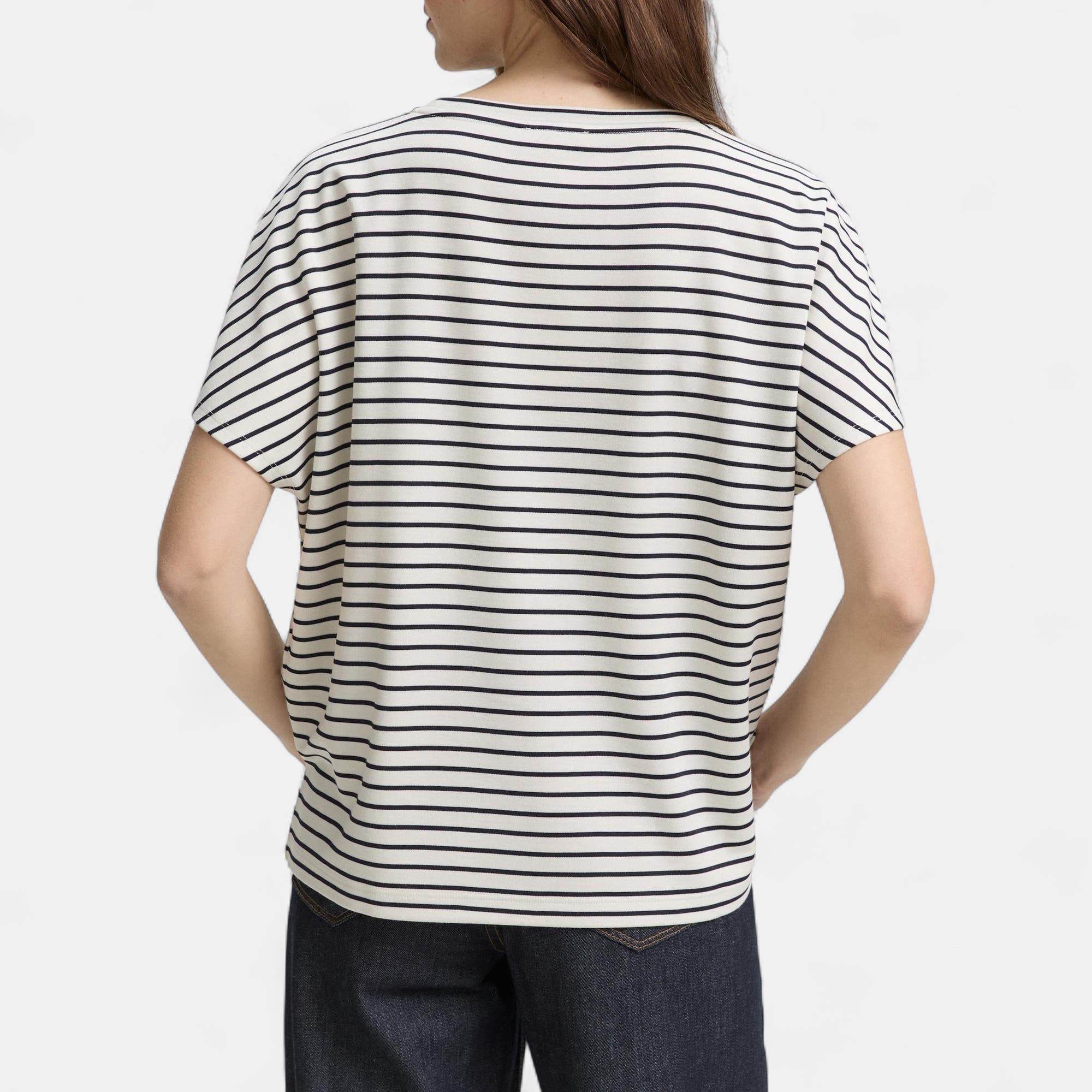 T-shirt Femme bleu marine
