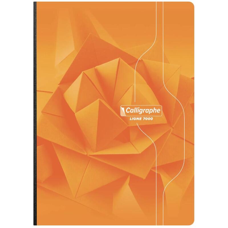 Cahier brochure souple dos toilé 7000 A4 288 pages petits carreaux 70 g - Assortis