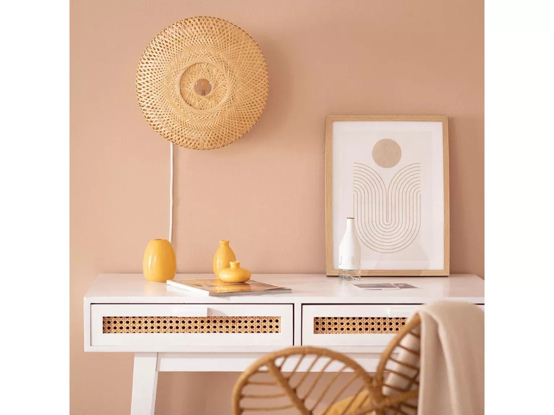 Lampe Murale Bambou Manen Naturel