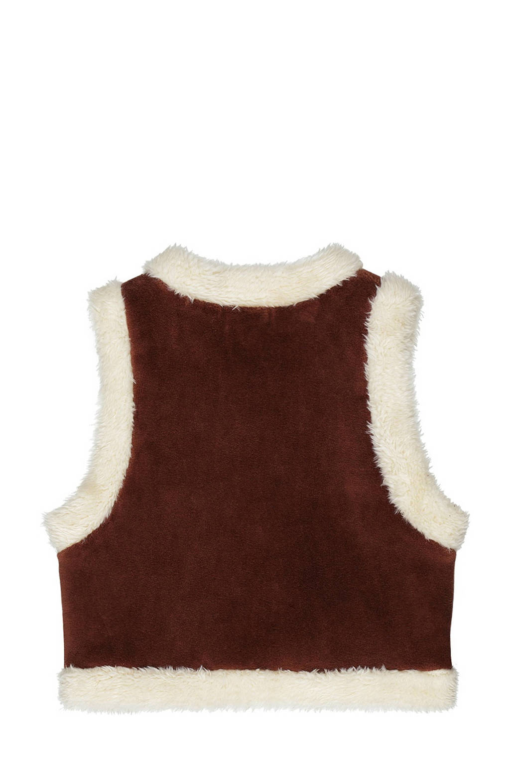 Dirkje gilet bruin/ecru