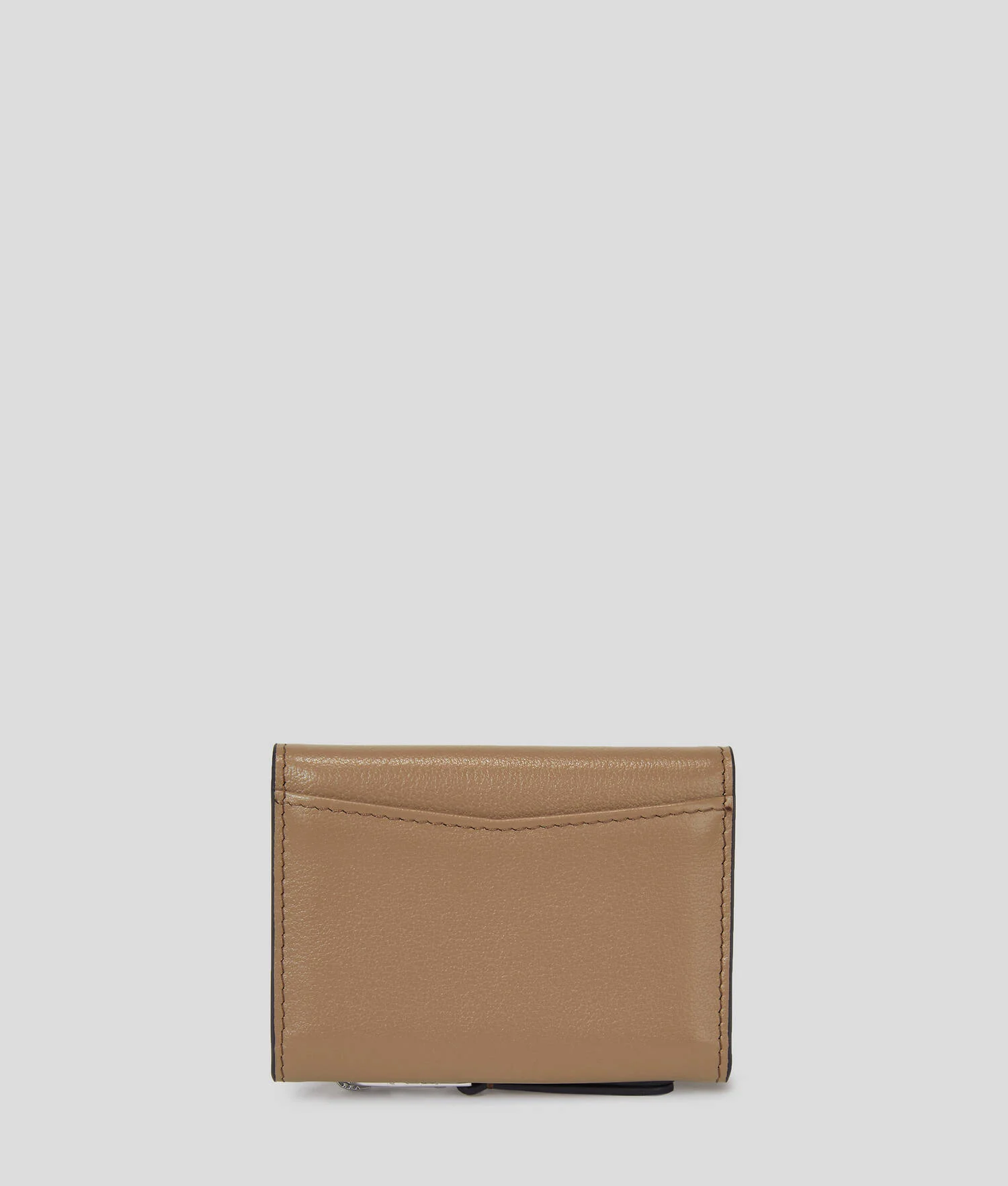 PORTE-CARTES ZIPPÉ À TROIS VOLETS K/SIGNATURE