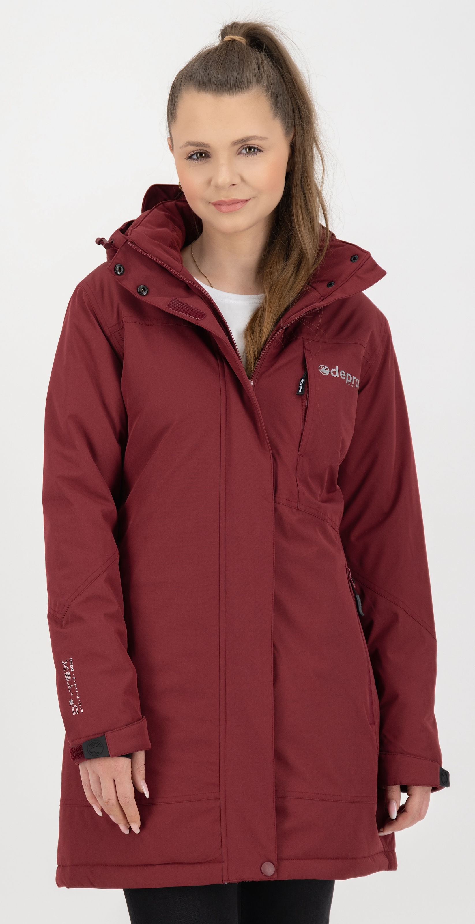 DEPROC Active Winterjacke »MONTREAL LONG WMN« auch in Grossen Grössen erhältlich