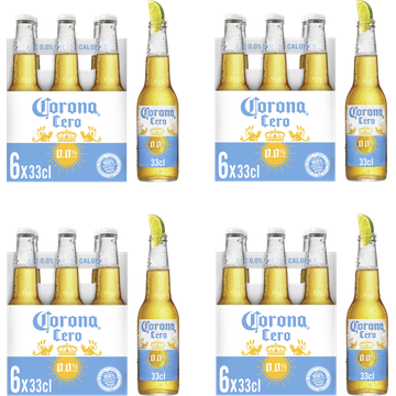 Corona - Cero - 0.0% Alcoholvrij - Fles - 4 x 6 x 330ML