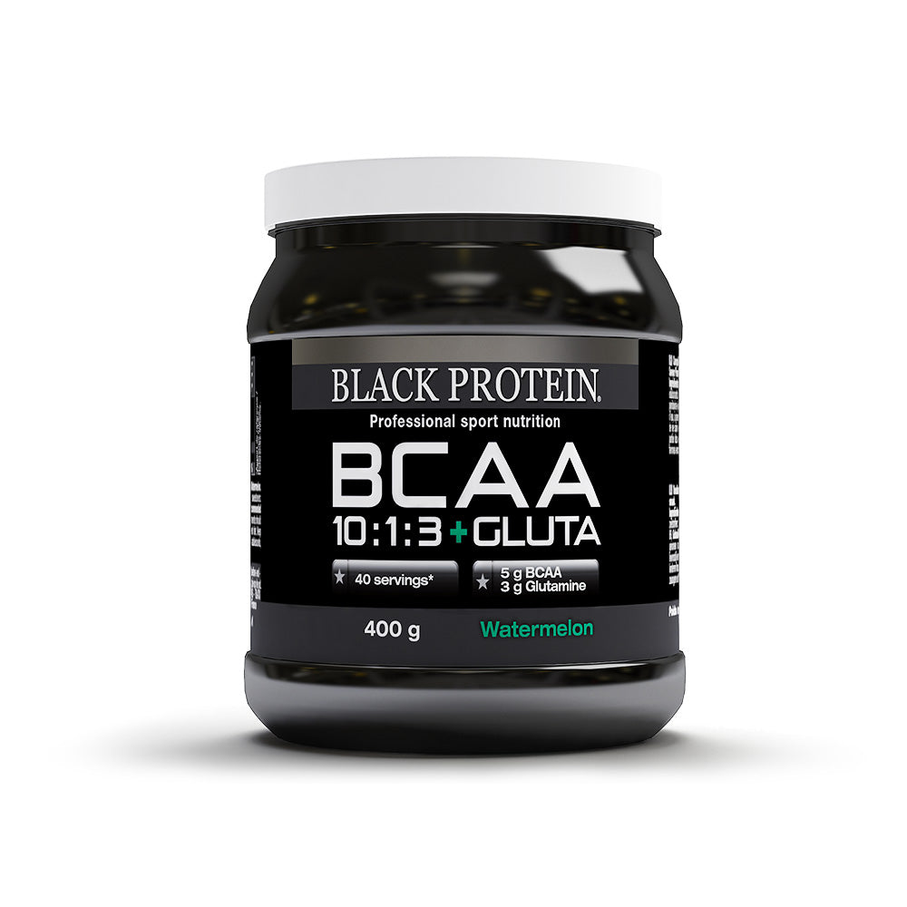 BLACK-PROTEIN BCAA 10:1:3 Vegan + Gluta