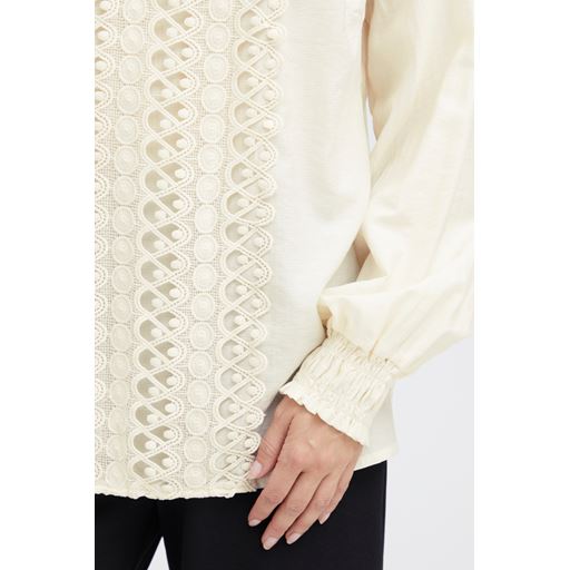 Fransa Langærmet Bluse, Whitecap Gray, XL