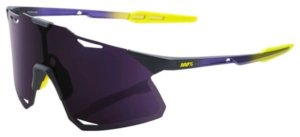 Lunettes 100% Hypercraft - Matte Metallic Digital Brights - Verres Violet Foncé