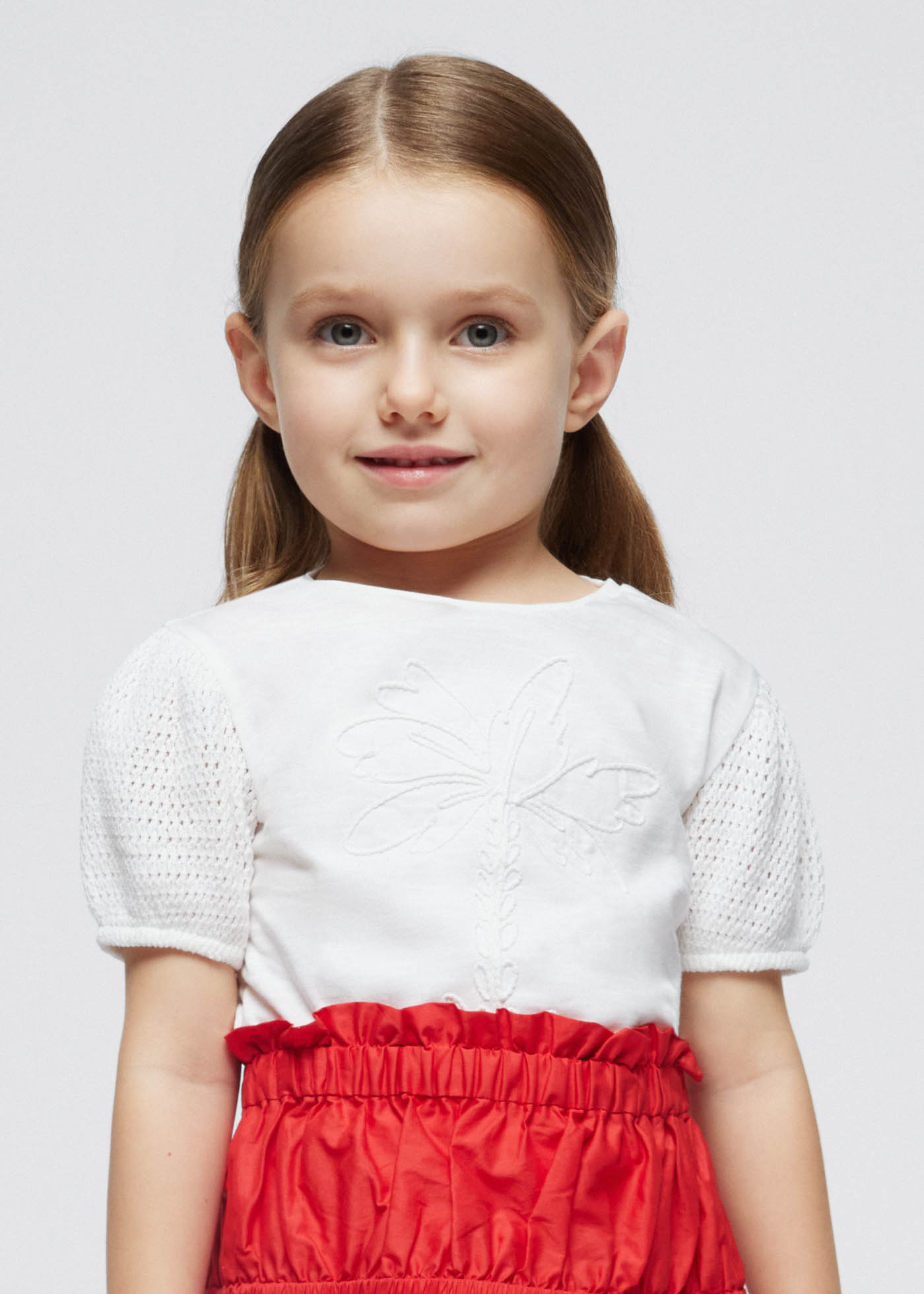 Camiseta feminina Better Cotton combinada