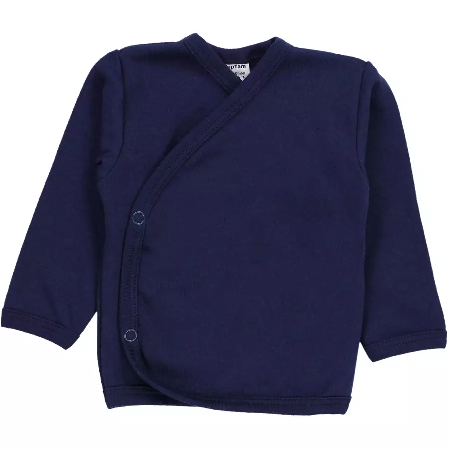 TupTam Baby Langarm Wickelshirt 5er Set grauweiß