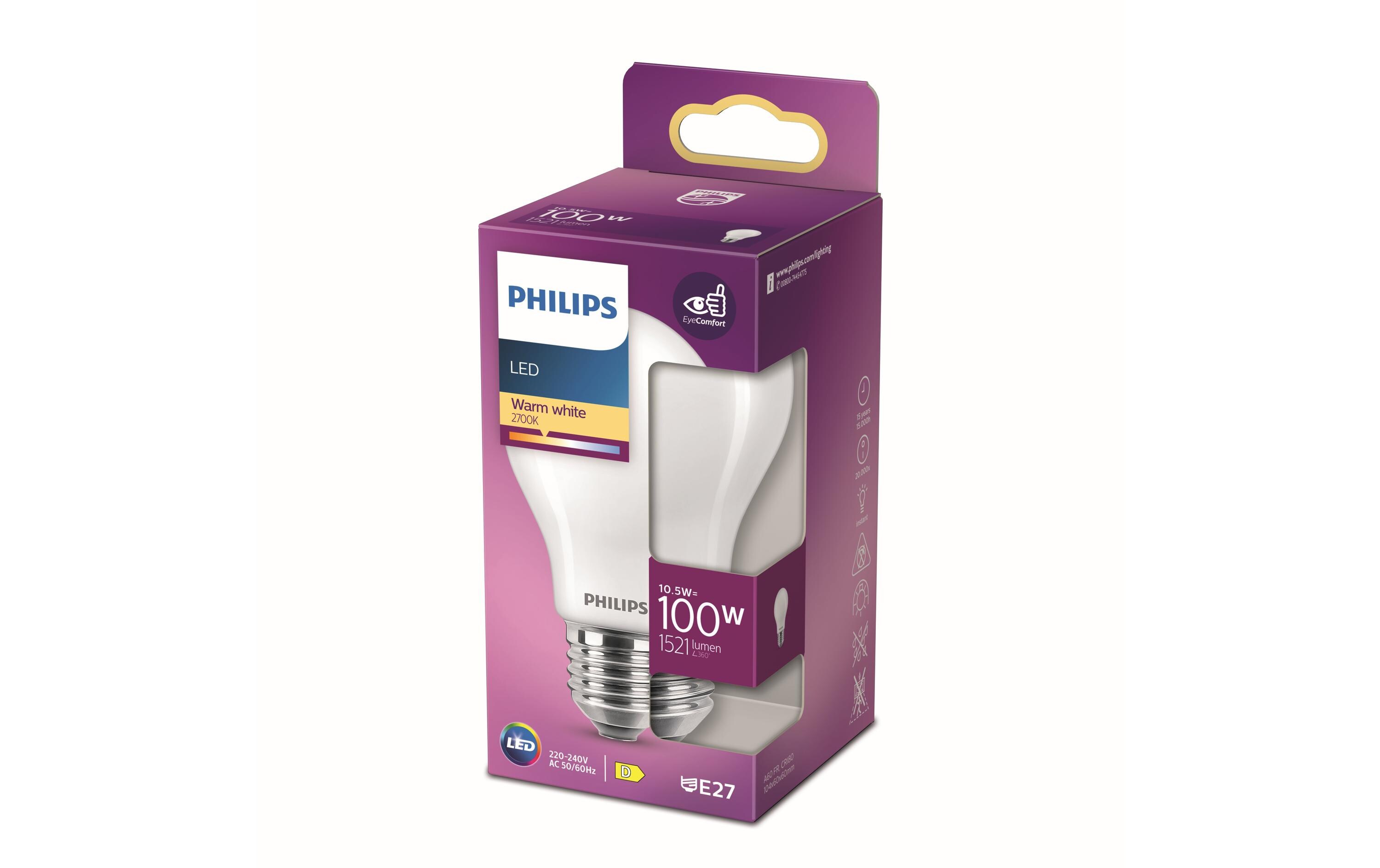 Lampe LEDcla 100W E27 A60 WW FR ND WarmweissLeuchtmittel A60 mit matter Oberfläche