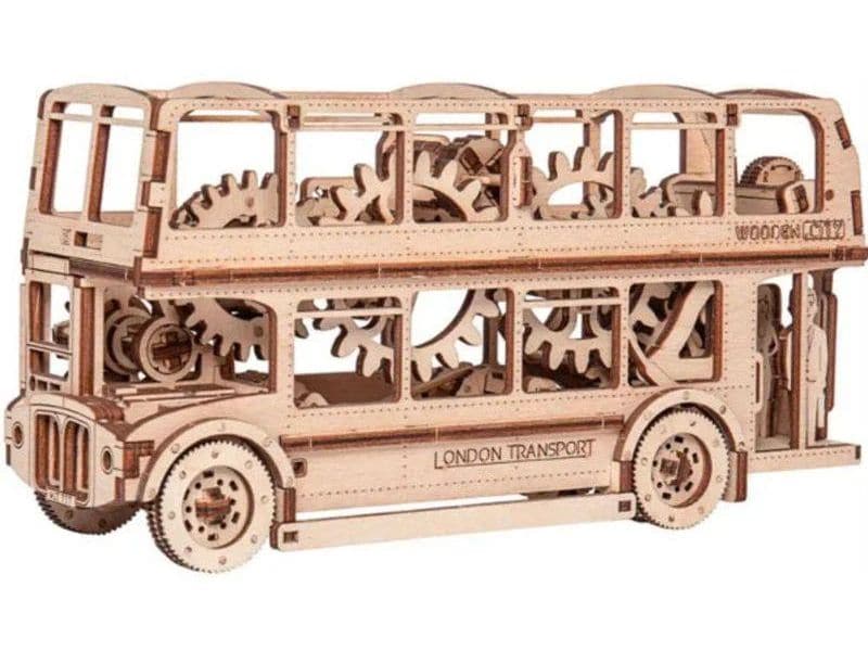 Revell Tiny Adventures – London Bus Holzbausatz Detailliertes London Bus Modell