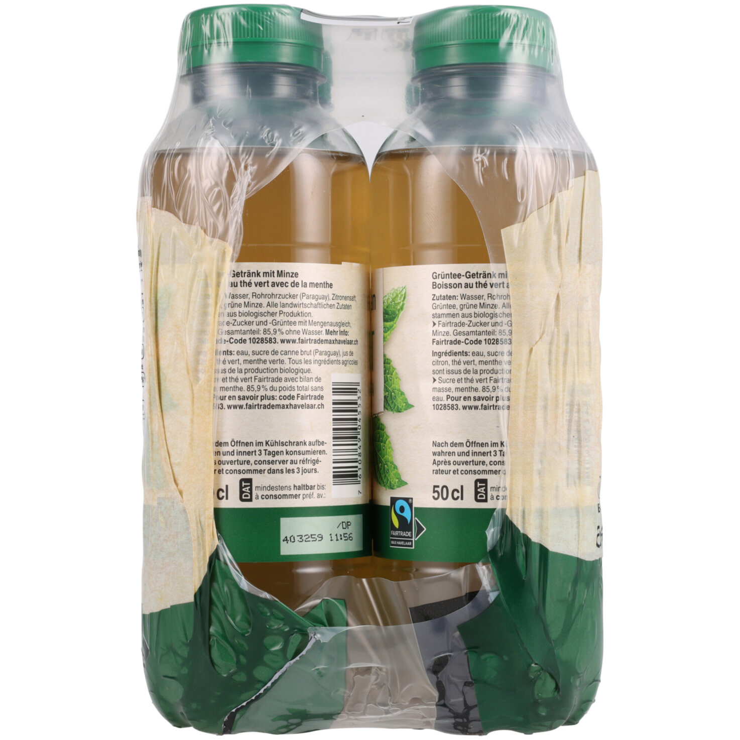 Naturaplan Organic Moroccan Mint Green Ice Tea 6x50cl