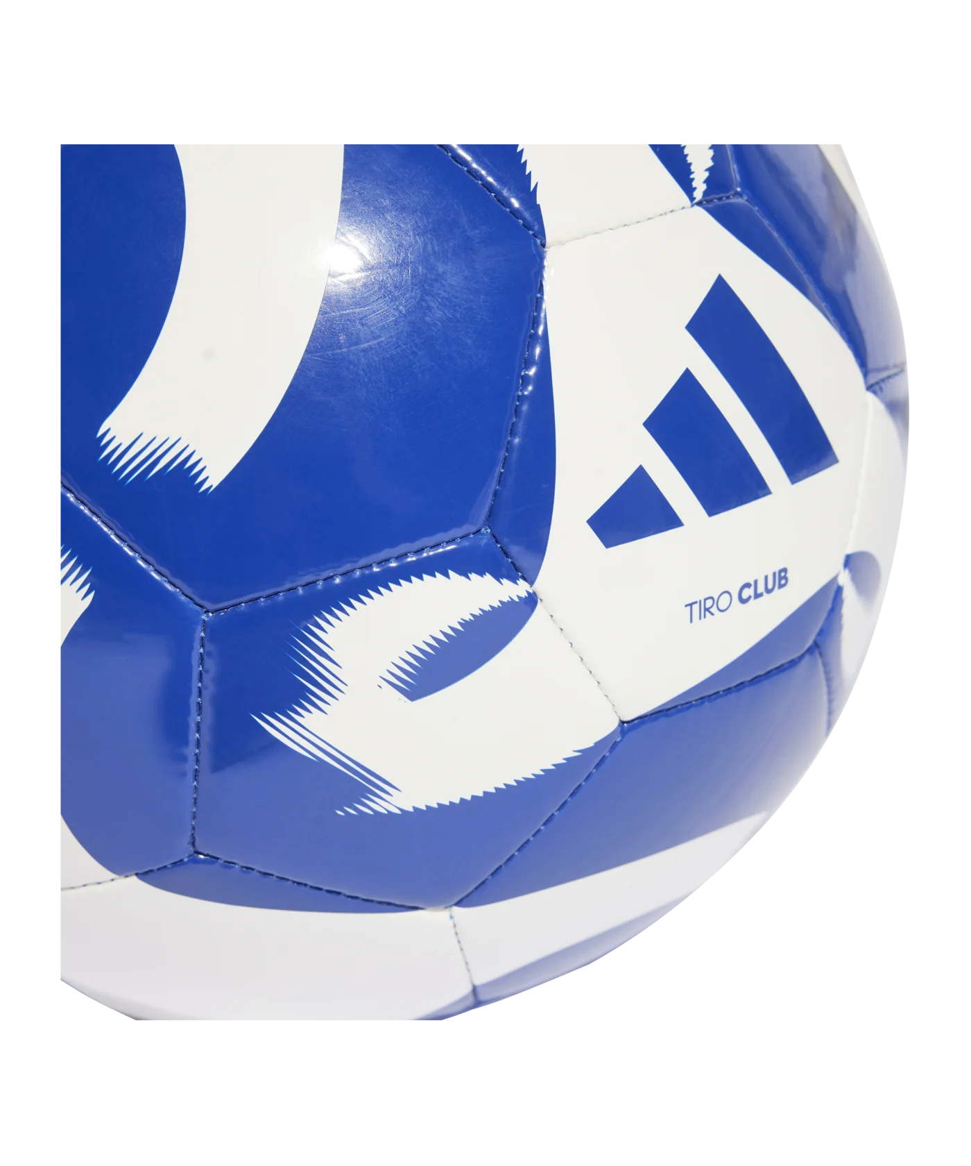 adidas Tiro Club Trainingsball Weiss Blau