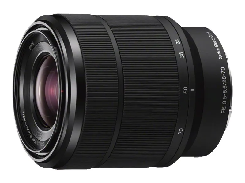 Sony SEL2870 - Zoomobjektiv - 28 mm - 70 mm - f/3.5-5.6 FE OSS - Sony E-mount - for Cinema Line; a VLOGCAM; a1; a1 II; a6700; a7 IV; a7C; a7C II; a7CR; a7R V; a7s III; a9 III