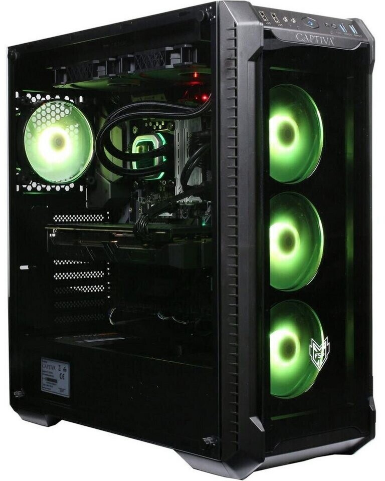 Captiva PC Highend Gaming I73-972 | Intel Core i9-13900KF | 64GB DDR4 RAM | NVIDIA RTX 4070 12GB GDDR6X | SSD 2TB M.2 NVMe | Windows 11 Home