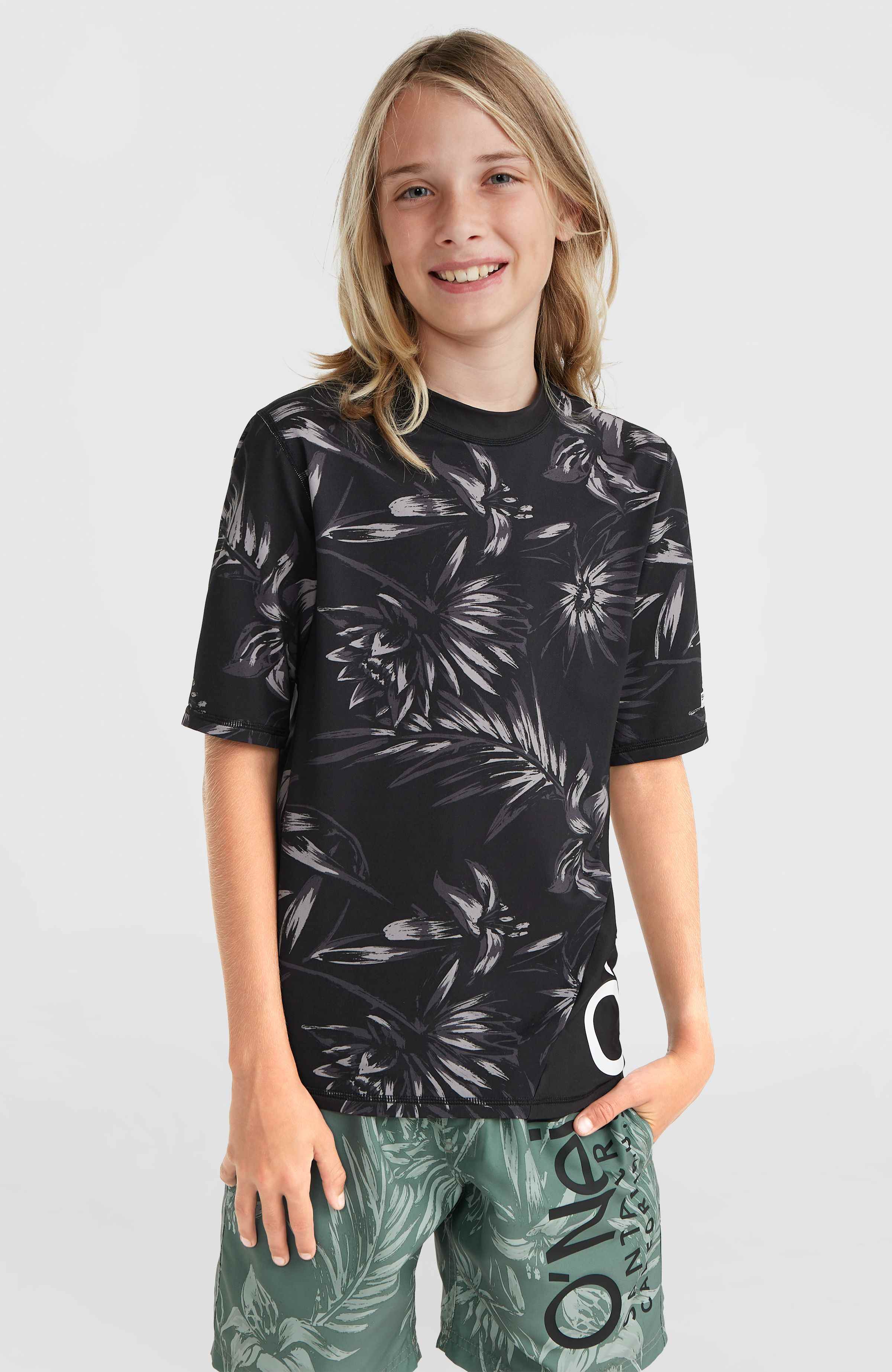 Jongens Mix and Match Crazy shirt met korte mouwen O`Neill Zwart