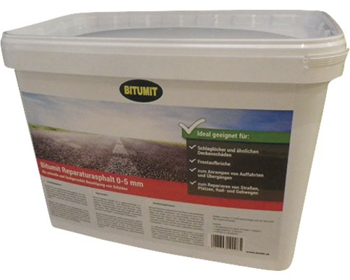 Reparatie koud asfalt bitumineus 0-5 mm 25 kg