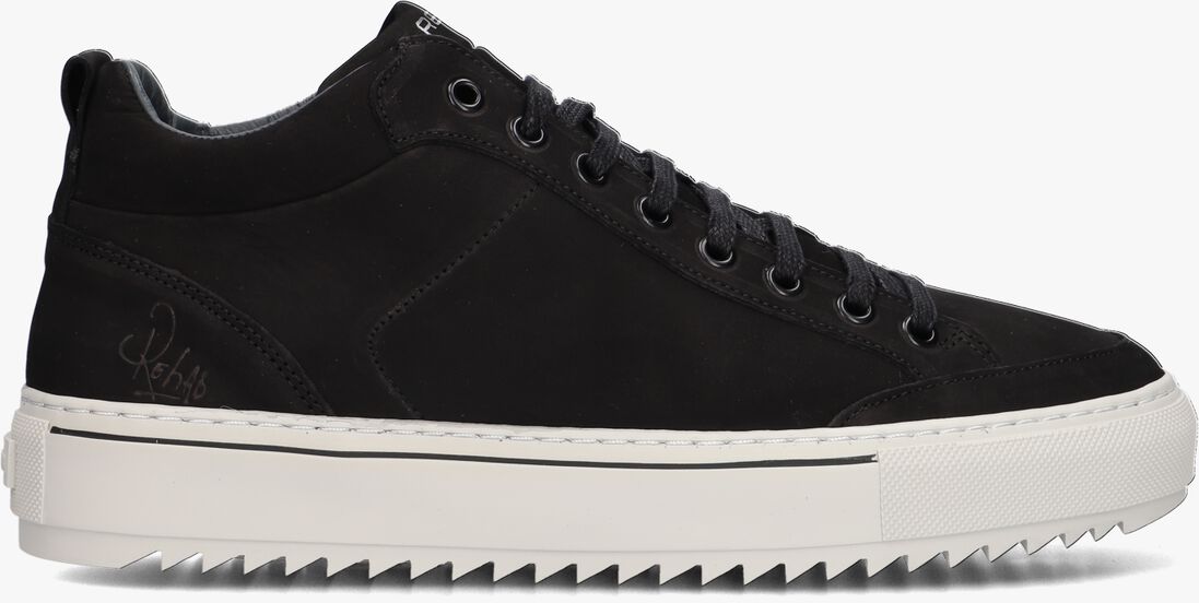 REHAB zwarte rehab lage sneakers craig