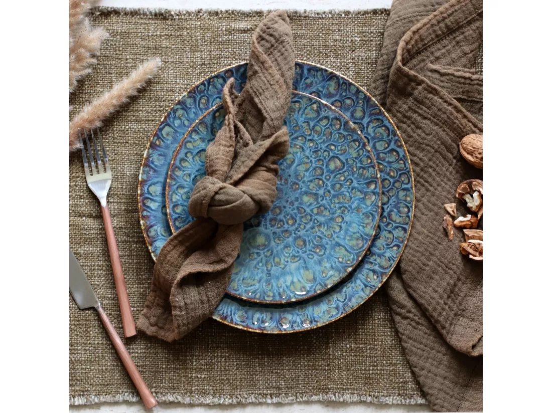 Ogo Living - Lot 6 Assiettes A Dessert Venus 20cm En Porcelaine