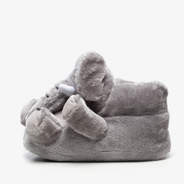 Thu!s gevoerde pantoffels olifant