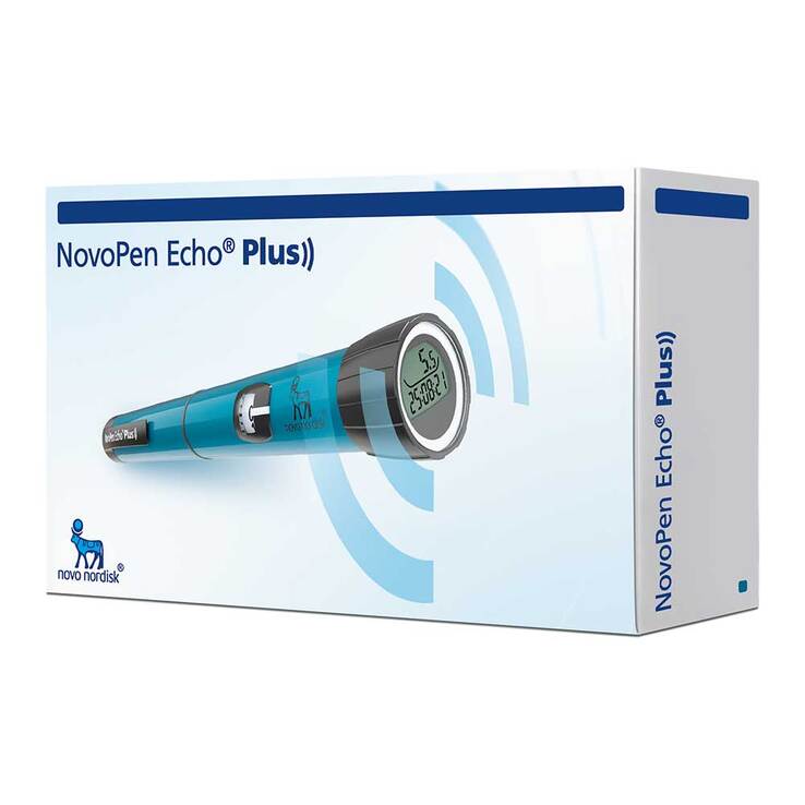 Novopen Echo Plus Injektionsgerät blau, 1 St