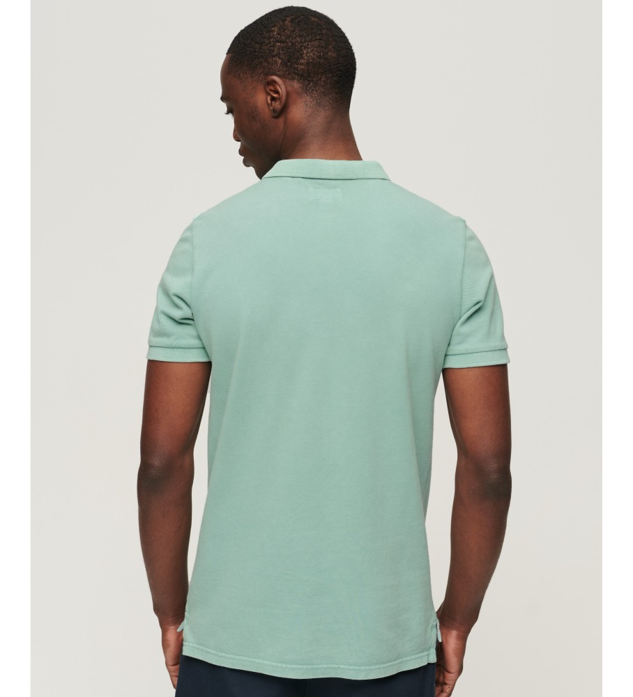Superdry Polo Destroyed verde