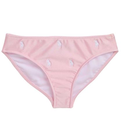 Polo Ralph Lauren Bikini - Uhr Hill - Rosa/Weiß m. Logos