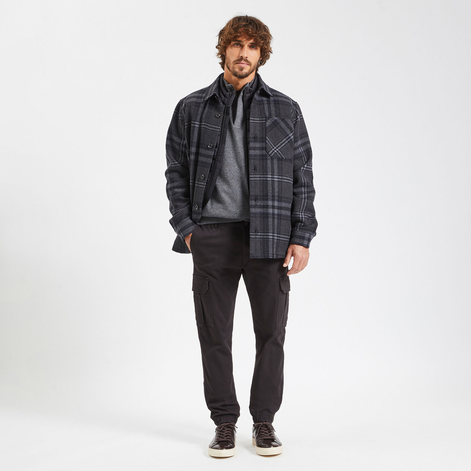 Pantalon cargo Noir