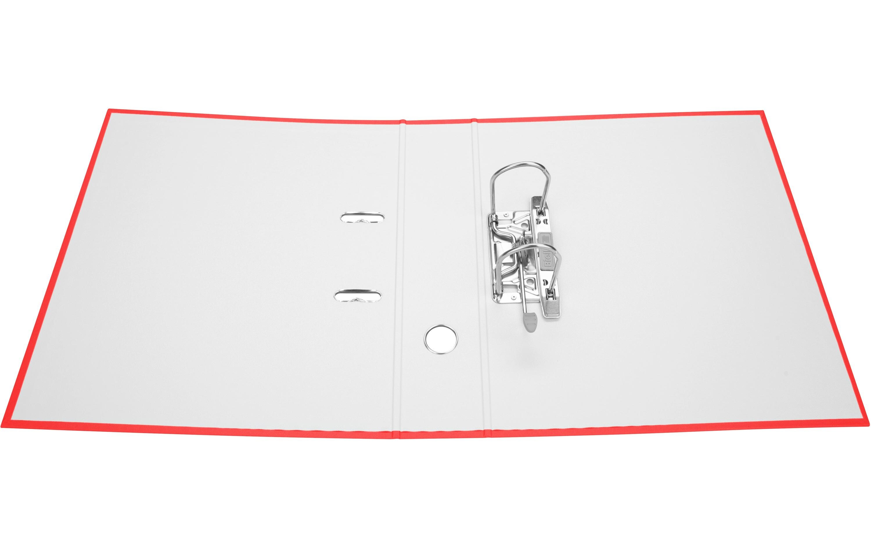 Ordner Plasticolor A4 7 cm, RotOrdner mit Strong-Mechanik