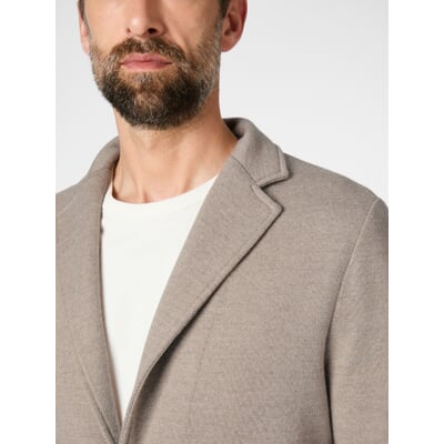 Herren-Stricksakko, Beigemelange