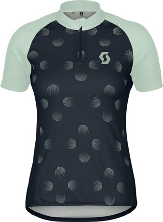 ENDURANCE 30 Damen-Kurzarmtrikot  dark bluefresh green  XS