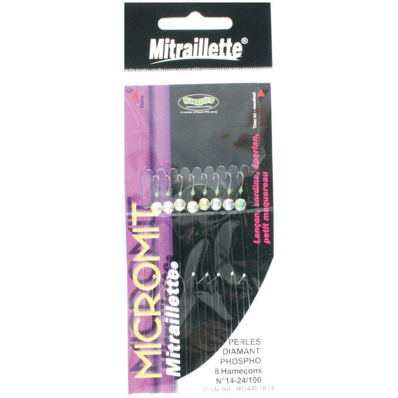 Bas De Ligne Mer Ragot Micromit Perles Diamant