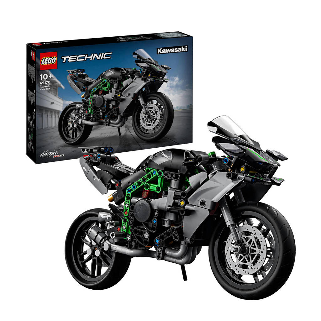 erg mooi !Kawasaki Ninja H2R motor Speelgoed Bouwpakket voor Kinderen en Tieners 42170