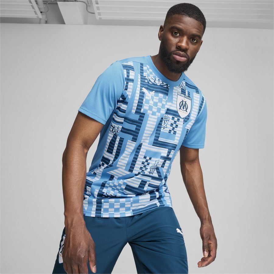 Marseille T-shirt d'Entraînement Avant-Match - Bleu/Ocean Tropic