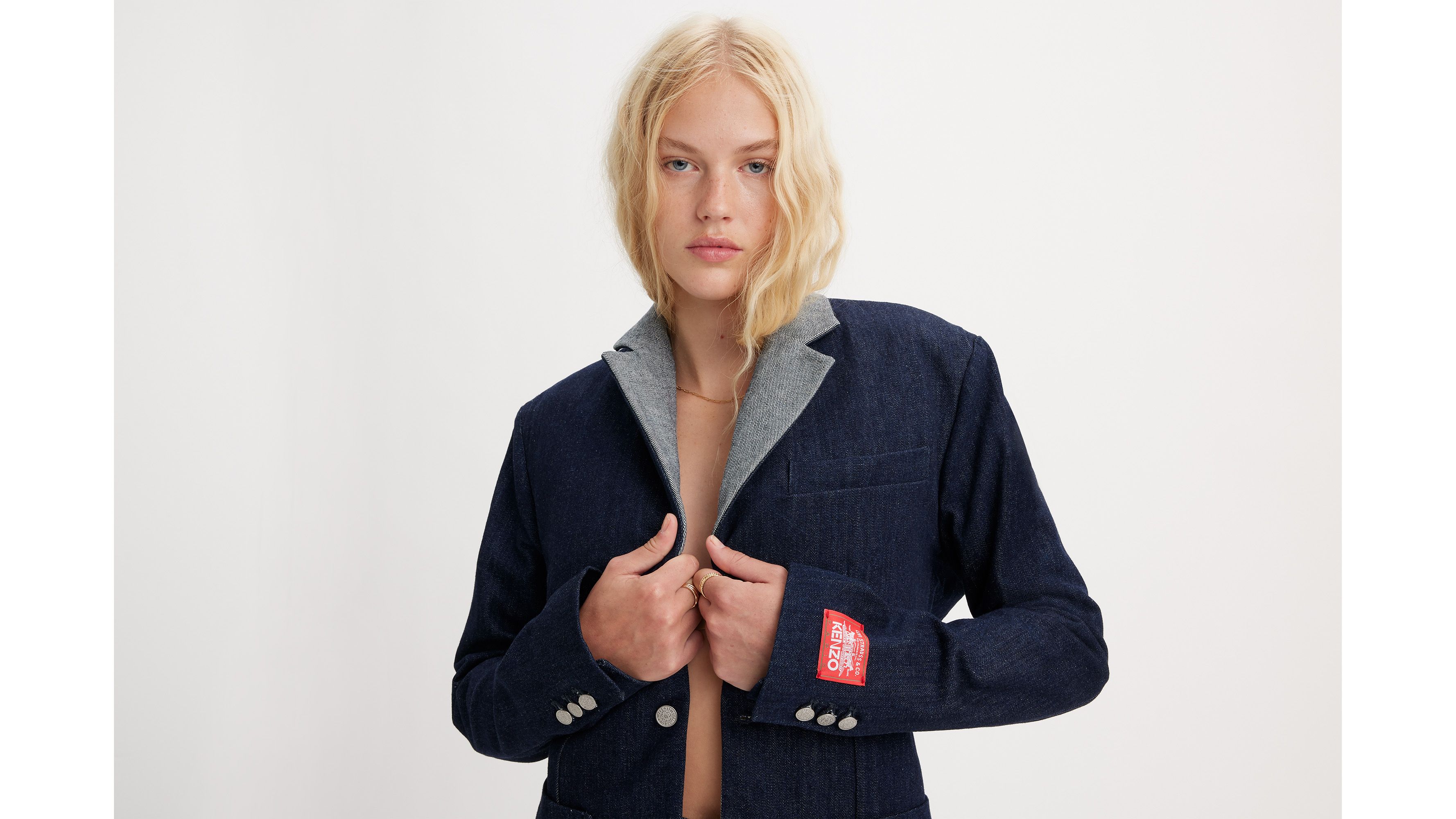 Levi's® x KENZO Denim Blazer - Indigo Rinse - Bleu