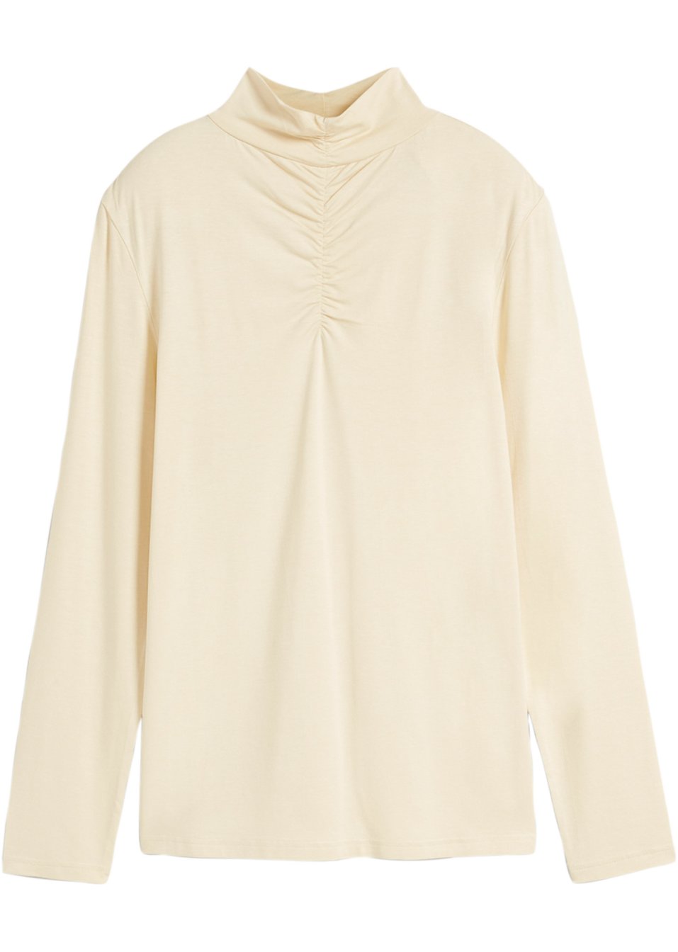 T-shirt manches longues froncé
