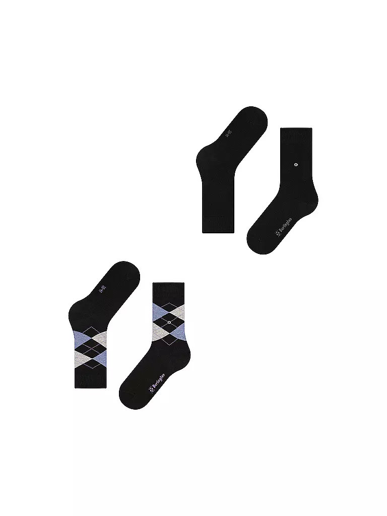 BURLINGTON Damen Socken EVERYDAY 2-er Pkg 36-41 black schwarz