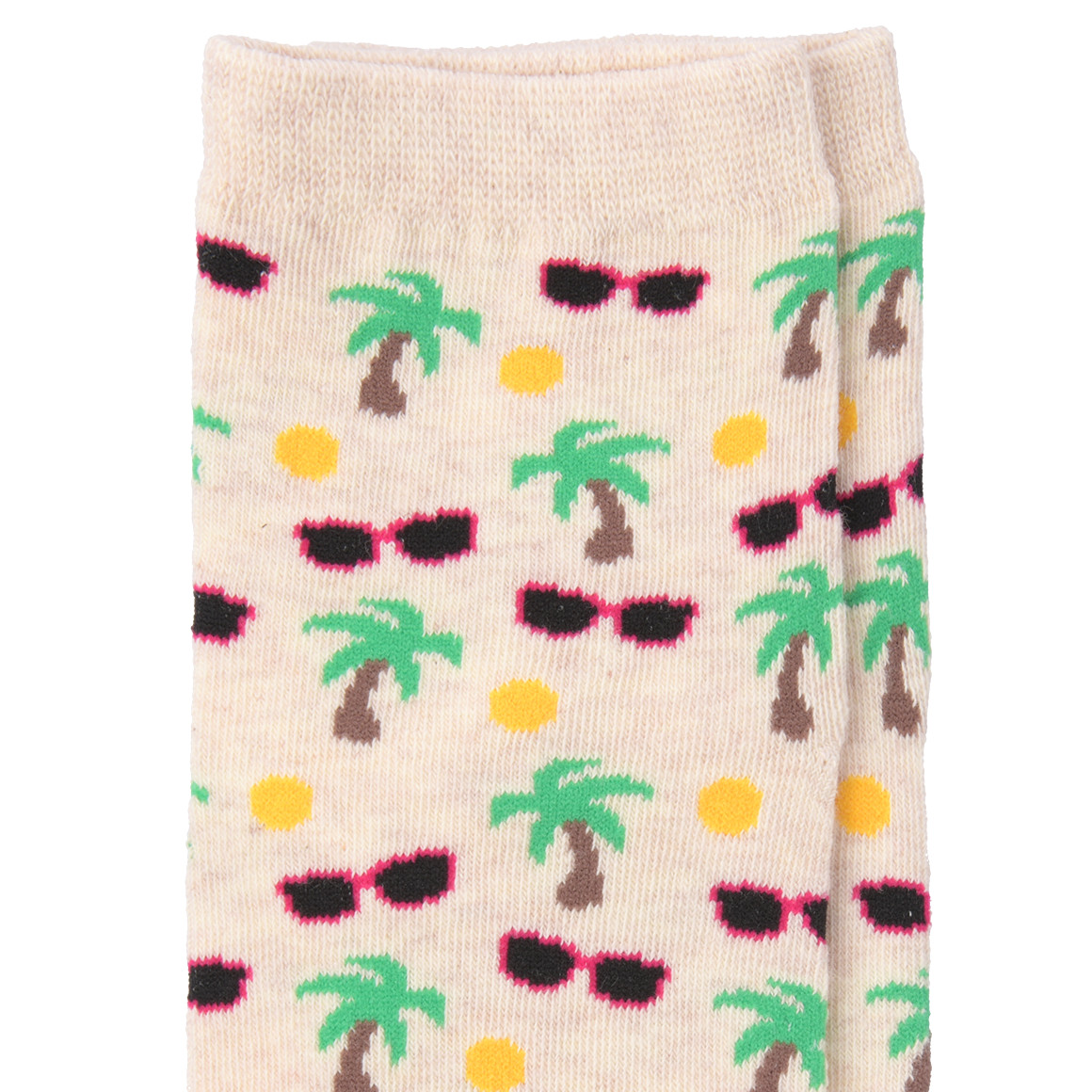 Gina Benotti 1 Paar Damen Socken mit Hunde-Motiv beige