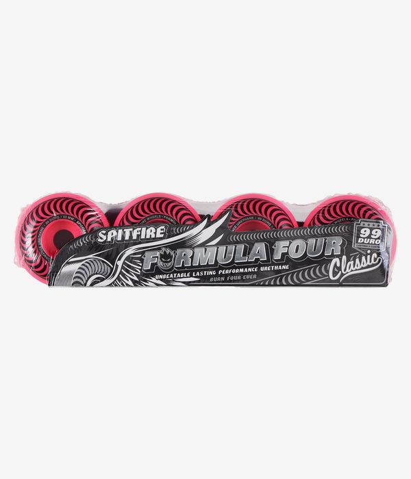 Spitfire Formula Four Classics Rollen (neon pink) 53 mm 99A 4er Pack