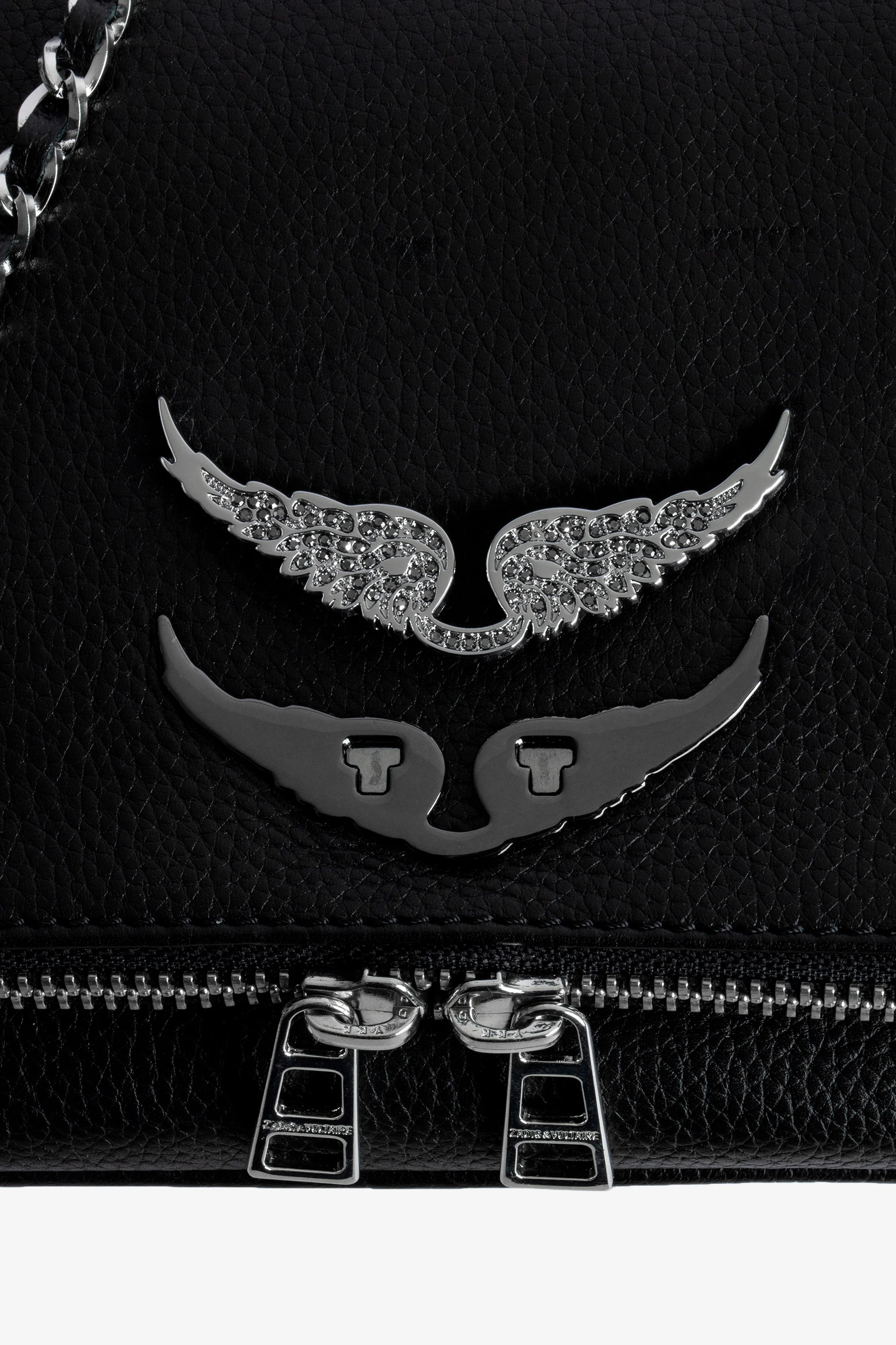 SWING YOUR WINGS - Charm ailes à strass | Gris
