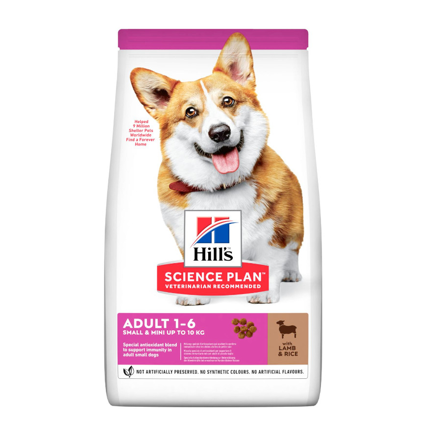 Ração Hill's Science Plan Adult para Cães de Pequeno e Pequeno Porte com Cordeiro