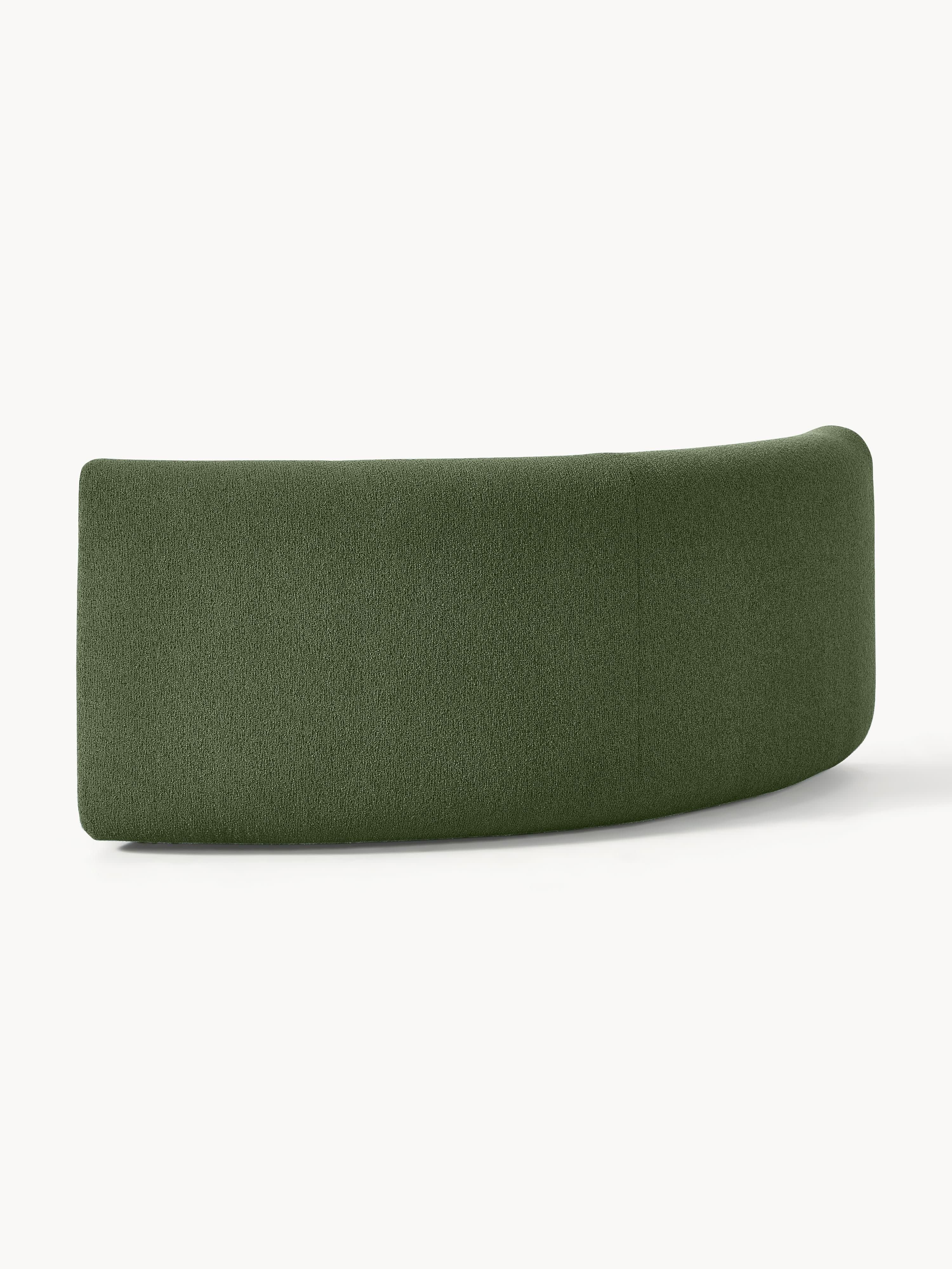 Ronde bouclé hoekmodule Sofia