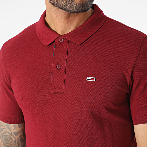 Polo Manches Courtes Slim Placket 5940 Bordeaux