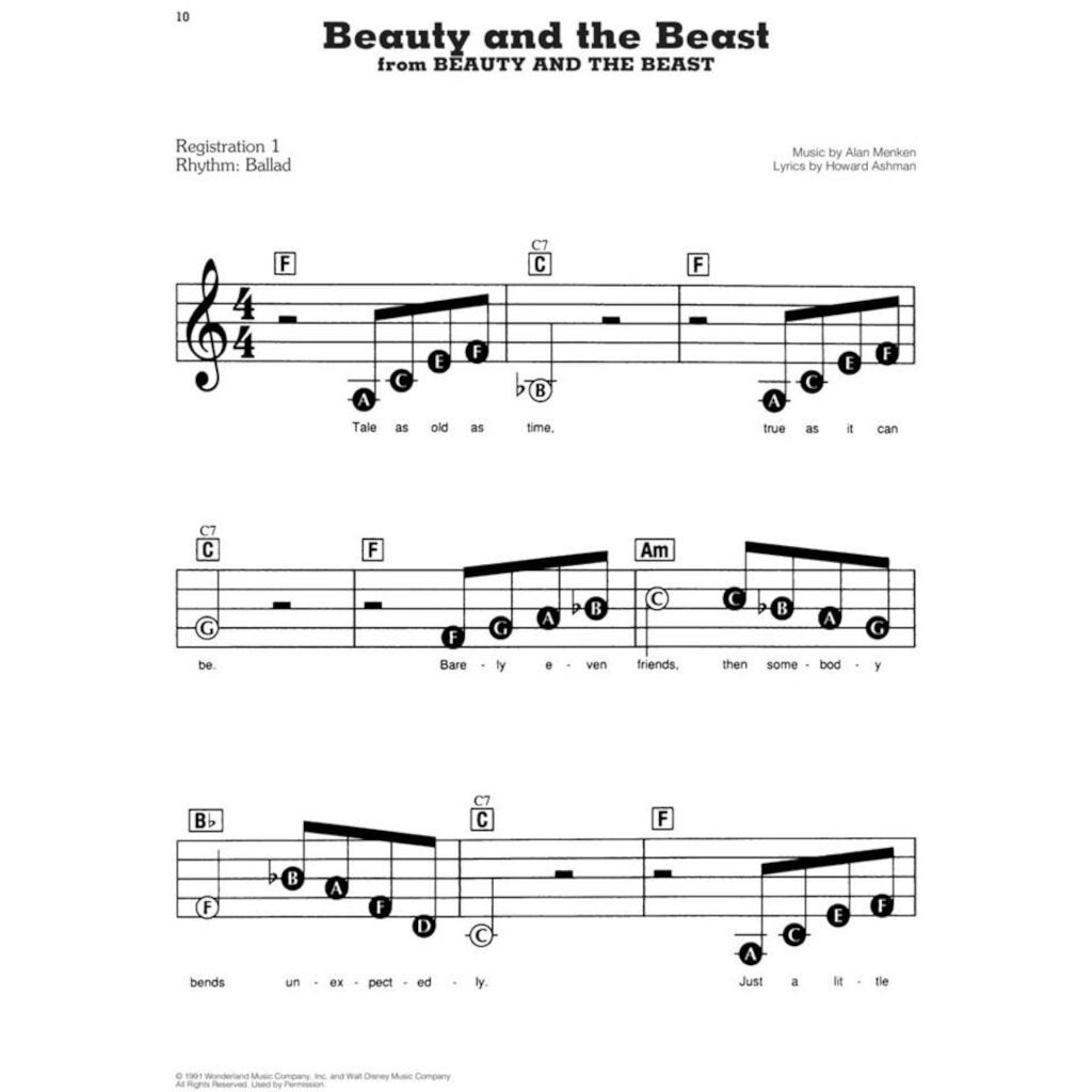 Hal Leonard Contemporary Disney - 5th Edition E-Z Play Today Volume 3