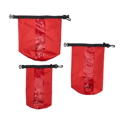 Sacoche Q Bag intérieur waterproof set de 3 pour topcase/valises Universel - Rouge