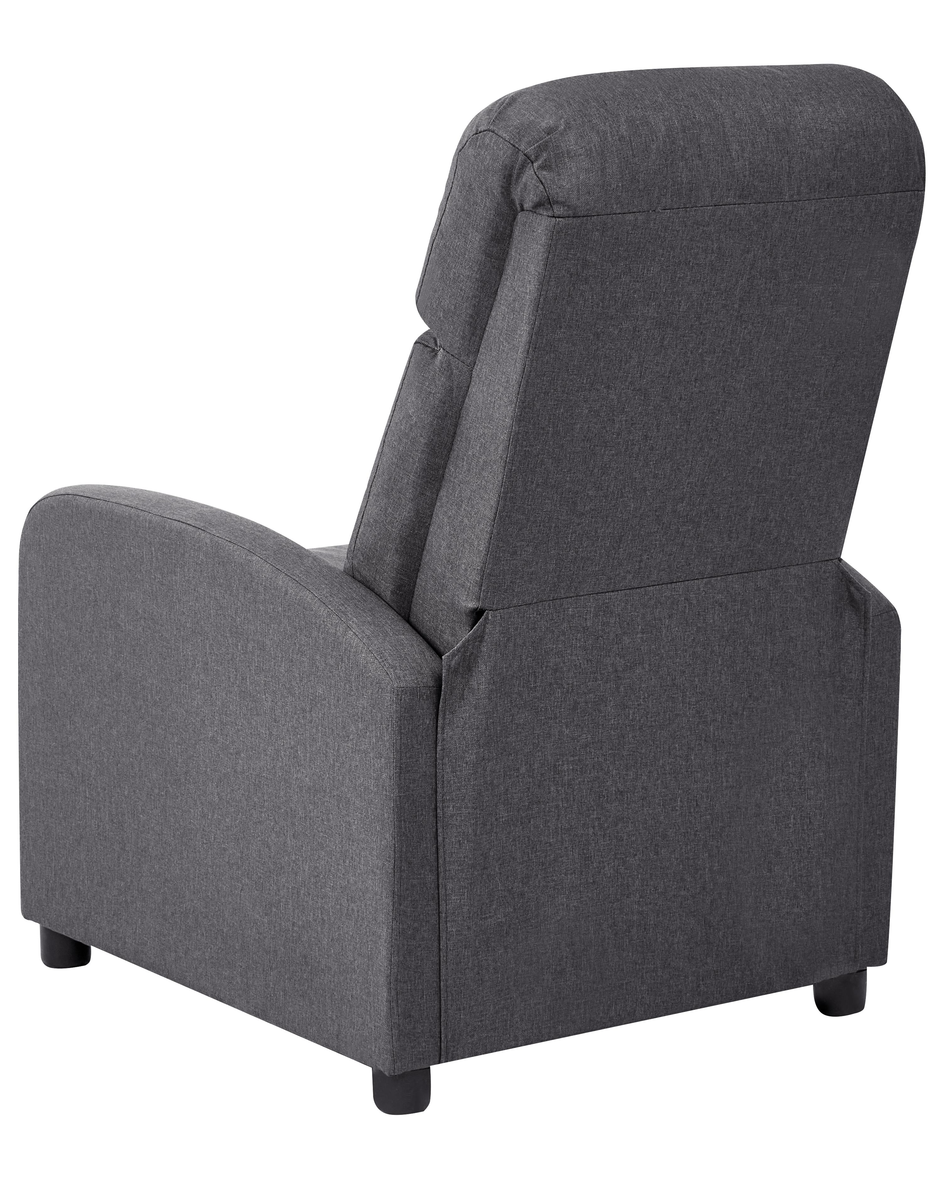 Relaxfauteuil EMINENCE Kunstlinnen Donkergrijs
