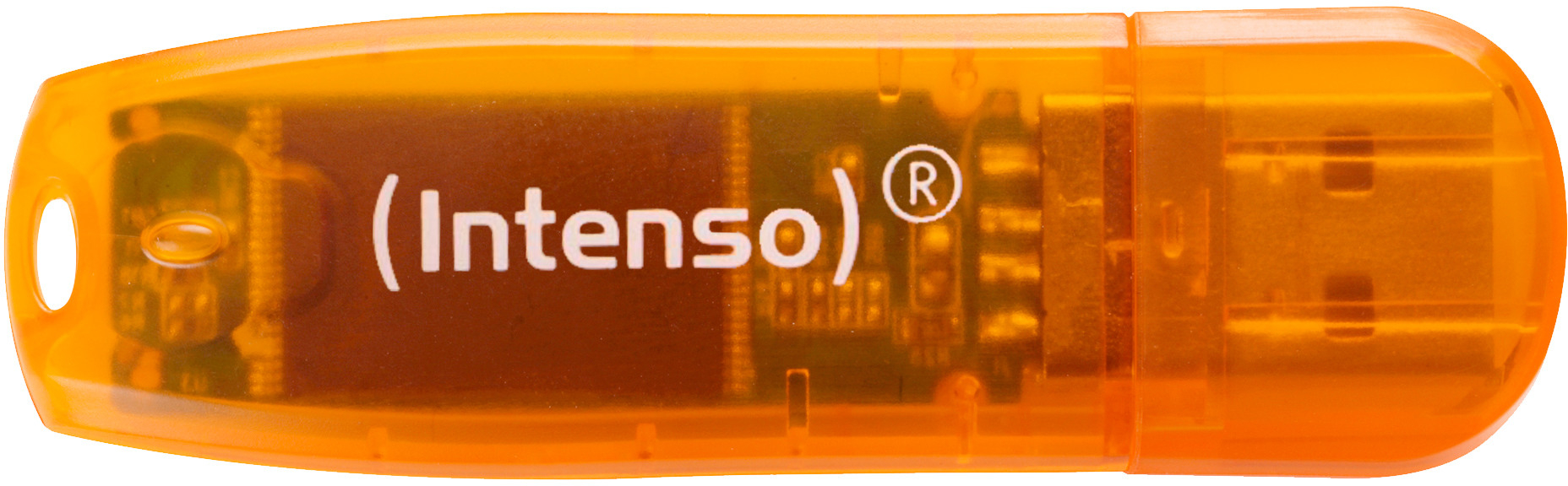 (64GB) Rainbow Line USB 2.0 Speicher Stick Flash Drive 28 Mbit/s (3502490) - Orange
