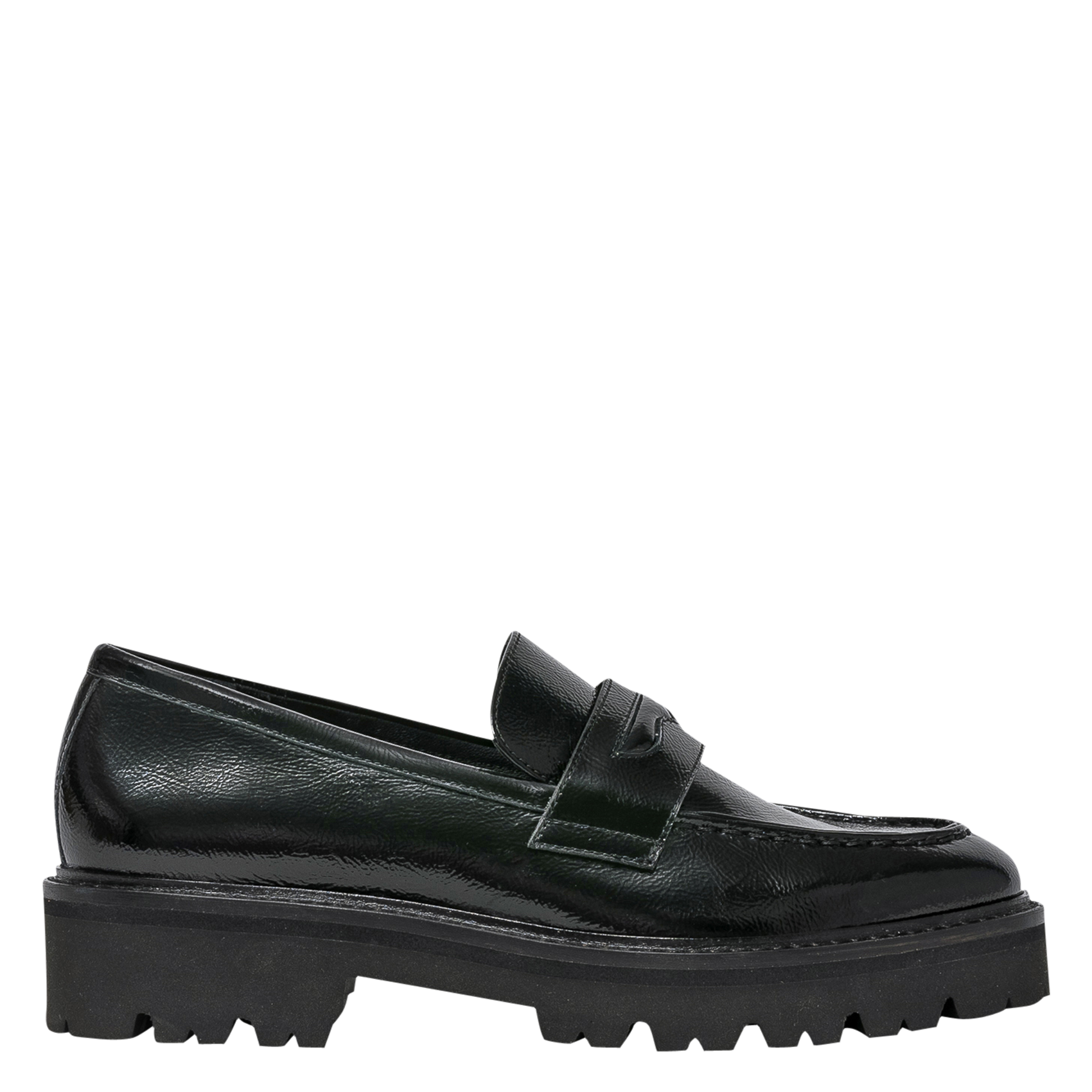 ANDREAS - Mocassins crantés en cuir| Noir